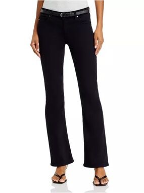 AG Adriano Goldschmied Black Flare Jeans